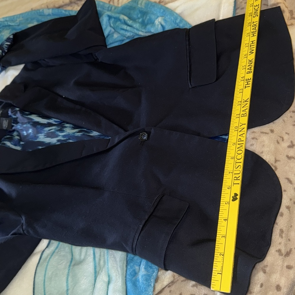 Calvin Klein XL navy 98% cotton blazer - Picture 9 of 13